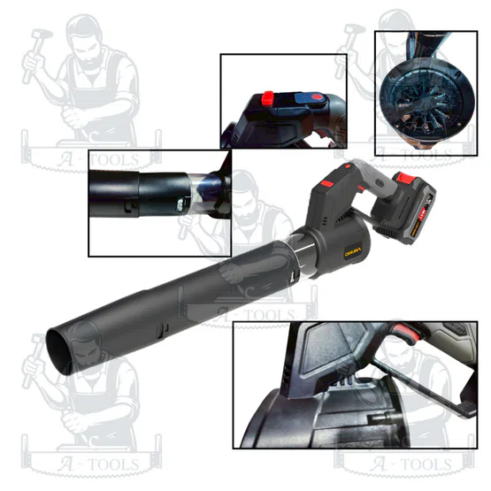 OSUKA รุ่น OCMLB456-M1เครื่องเป่าใบไม้เจ็ทไร้สาย 2IN1 20Vมอเตอร์ไร้แปรงถ่าน พร้อมแบต 4Ah x1และแท่นชาร์จ สินค้า 6