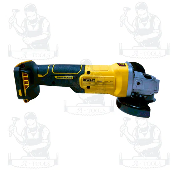 DEWALT เครื่องเจียรไร้สาย 4 นิ้ว 20V รุ่น DCG407P2T-B1 ( แบต 5 Ah x 2 ก้อน+แท่นชาร์จ) สวิทซ์แบบสไลด์ รับประกัน 3ปีของแท้ 4