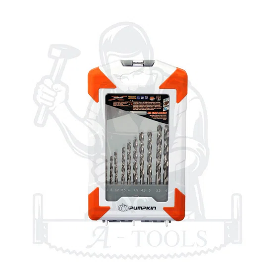 PUMPKIN ชุดดอกสว่านเจาะสแตนเลส M2 Pilot Tip 13ตัว/ชุด แบบมิล รุ่น 16135 / PTT-M2/13M แบบหุน รุ่น 16136 / PTT-M2/13IN 4