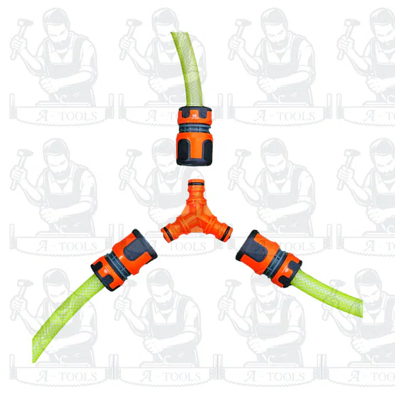 PUMPKIN 42297 ข้อต่อสายยางตัวผู้สามทาง, 42298 ข้อต่อสายยางตัวผู้สองทาง 1/2″ -5/8″ **ส่งเร็ว ของแท้100%** 5