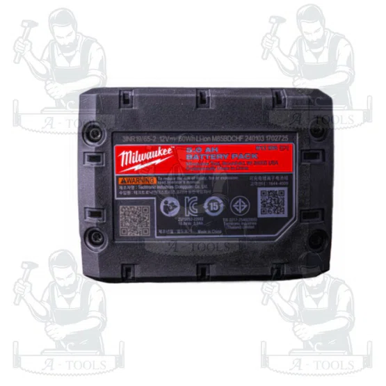 Milwaukee แบตเตอรี่ 12 โวลต์ HIGH OUTPUT 5.0 Ah. รุ่น M12 HB5 รับประกัน 1 ปี ของแท้ 4