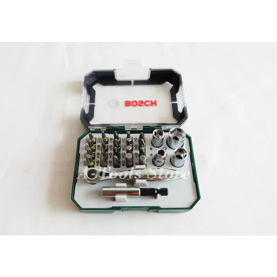 BOSCH ชุดไขควง 27ชิ้น บ๊อซ 2607017392 ชุดเครื่องมือไขควง Angle driver + extra 6