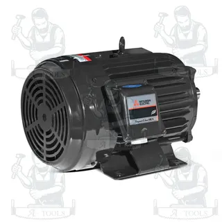 MITSUBISHI มอเตอร์ รุ่น SF-QR ชนิดหุ้มมิด กำลัง 5 แรงม้า (3.7 กิโลวัตต์) 3เฟส 220/380 โวลต์ 4โพล 3สาย IP55 ของแท้100% 2