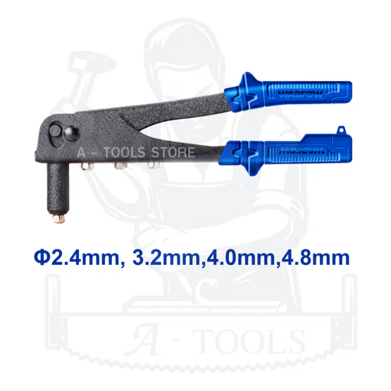 WADFOW คีมย้ำรีเวท 10.5" รุ่น WHR1610 และ WHR2610 คีมย้ำ อะลูมิเนียม คุณภาพดี แข็งแรง ใช้งานง่าย 2