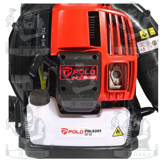 POLO รุ่น PBL5201 เครื่องเป่าลม-เป่าใบไม้ 2 จังหวะ กำลัง 1.45 กิโลวัตต์ ความเร็วลม 281 กม./ชม. ใช้สำหรับเป่าลม เป่าใบไม้ 5