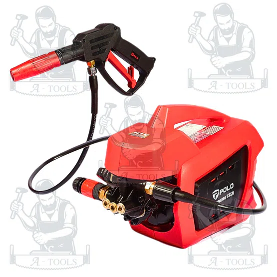 POLO เครื่องฉีดน้ำแรงดันสูง รุ่น COMMANDO 135N แรงดัน135บาร์ 1500วัตต์ มีระบบ Auto Stop 3