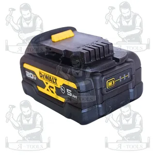 + + DEWALT แบตเตอรี่ 20V 5.0AH รุ่น DCB184G-B1 รุ่นทนน้ำมัน (เคส Oil resistant) 4