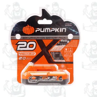PUMPKIN แท่นชาร์จแบตเตอรี่ XTREME X20V-C24 50435 และแบตเตอรี่ลิเธียมไอออน 2.0Ah.X20V-B2/50396 - 4.0Ah.X20V-B4/50397 3