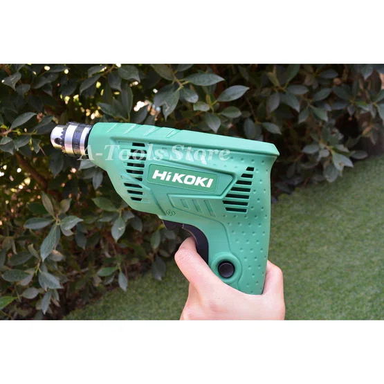 HITACHI ~ HIKOKI สว่านไฟฟ้า รุ่น D6VA 240W 1/4" 2หุน 6.5mm. ปรับซ้าย-ขวาได้ ของแท้ สว่าน เจาะไม้ เหล็ก 5