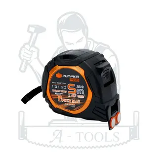 PUMPKIN ตลับเมตร 5เมตร พัมคิน รุ่น 13150 / PRO-5027PM 5.0Mx27MM หน้ากว้างพิเศษ แข็งแรง ทนทาน ไม่บาดมือ **ส่งเร็ว ของแท้* 3