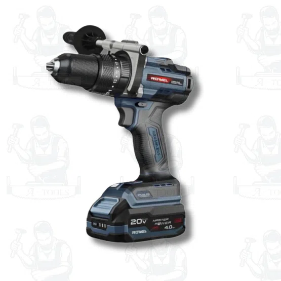 ROWEL รุ่น RW-PT- DBD160 สว่านกระแทกไร้สาย 20V. แรงบิด 160 Nm.(Brushless Motor แบต 4.0Ah x 1 ก้อน + 1แท่นชาร์จ) 3