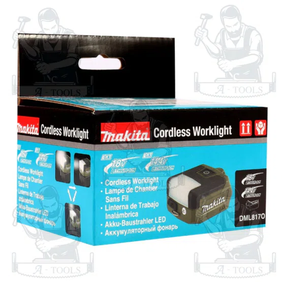 MAKITA รุ่น DML8170 ไฟฉายส่อง LED สีโอลีฟ 18V ออกแบบมาเพื่อความคล่องตัวและการใช้งานที่หลากหลาย เล็กกะทัดรัด น้ำหนักเบา 6