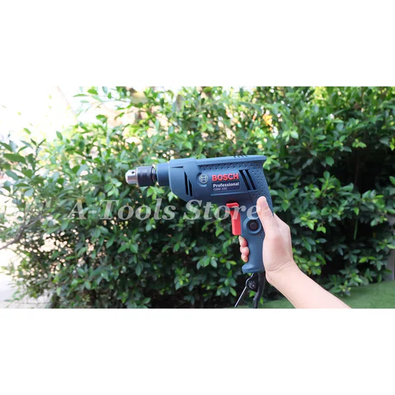 BOSCH สว่านไฟฟ้า บ๊อซ รุ่น GBM320 2หุน 1/4" ปรับ ซ้าย-ขวาได้ 320W เจาะไม้ เหล็ก สว่าน บอซ GBM 320 3
