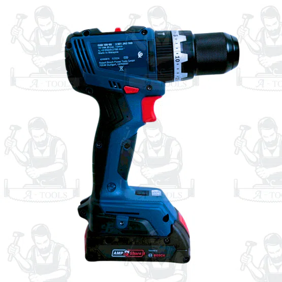 BOSCH สว่านกระแทกไร้สาย รุ่น GSB 18V-65 (แบตGBA 18V 2.0Ah x2 +แท่นชาร์จ) (0.601.9N3.1K0) ของเเท้ รับประกันจากศ 2