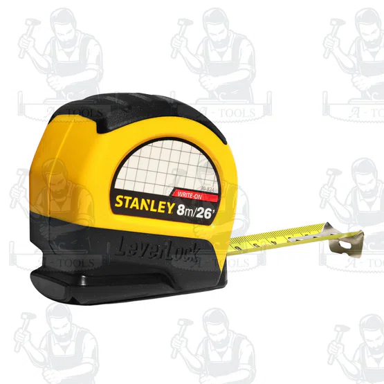 STANLEY ตลับเมตร รุ่น LEVERLOCK 30-808 ความยาว 3M 5M 8M สินค้า 6