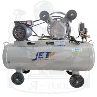 JETT PUMA ปั๊มลมสายพาน 100ลิตร รุ่น FALCON-21100M 1HP มอเตอร์2HP แรงดัน8บาร์ รับประกัน6เดือน **ส่งเร็ว ของแท้100%** 2