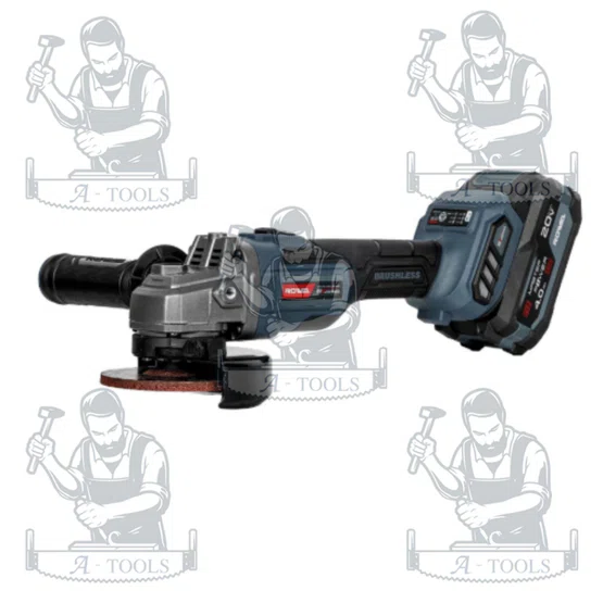 ROWEL รุ่น DGD100RX-S เครื่องเจียรไร้สาย 20V 4" RX seires พร้อมแบตเตอรี่ 5.0Ah x1 พร้อมแท่นชาร์จ รับประกัน 2ปี 3