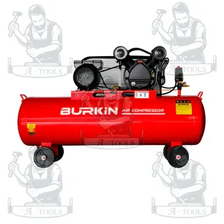 BURKiN รุ่น BT222-150 ปั๊มลมสายพาน 3HP 150L ตัวถังผลิตจากเหล็กกล้าคุณภาพสูง แข็งแรง ทนทานต่อแรงดันและการใช้งานหนัก 2