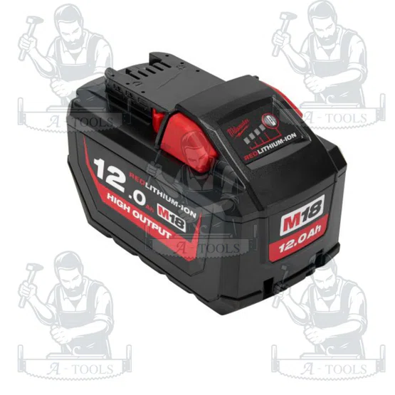 MILWAUKEE แบตเตอรี่ 18V 12.0 Ah รุ่น M18 HB12 High Output รับประกัน1ปี 2