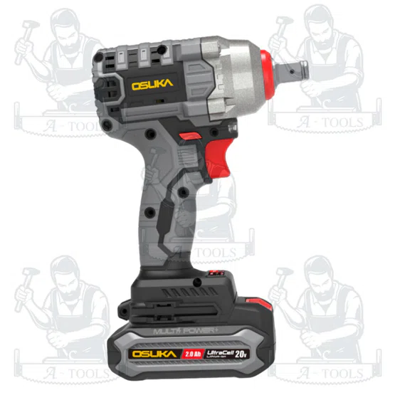 OSUKA บล็อกกระแทกไร้สาย 1/2" 20V. รุ่น OSID-LT520 (แบต 20V 2.0Ah x1 +แท่นชาร์จ) ของแท้ 4