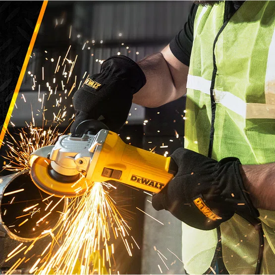 DEWALT เครื่องเจียร์ 4" รุ่น DWE750S สวิตช์ข้าง / DWE750T สวิตช์ท้าย 750W ลูกหมู หินเจียร์ 5