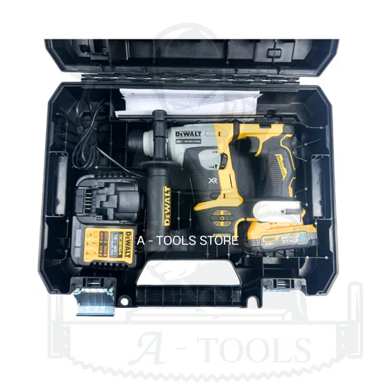 DEWALT สว่านโรตารี่ ไร้สาย 20V รุ่น DCH172E1T-B1 (แบต20V 1.7Ah x1ก้อน+แท่นชาร์จ) DCH172 *ส่งเร็ว ของแท้100%* 6