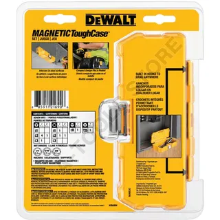 DEWALT ชุดดอกไขควง 15 ชิ้น + กล่อง Magnetic Tough Case รุ่น DWMTC15 รับประกัน 3 ปี ของแท้ 3