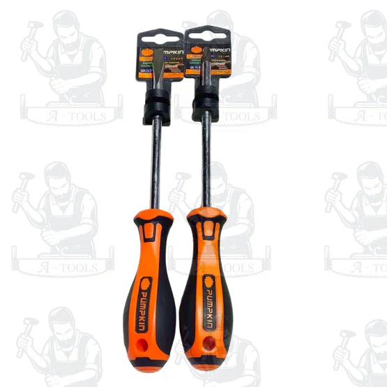 PUMPKIN รุ่น XTREME 17148 ไขควงแฉกและ XTREME 17149 ไขควงแบนด้ามยาง ขนาด 8x200มม ปลายไขควงชุบดำ ยืดอายุการใช้งานให้ยาวนาน 4