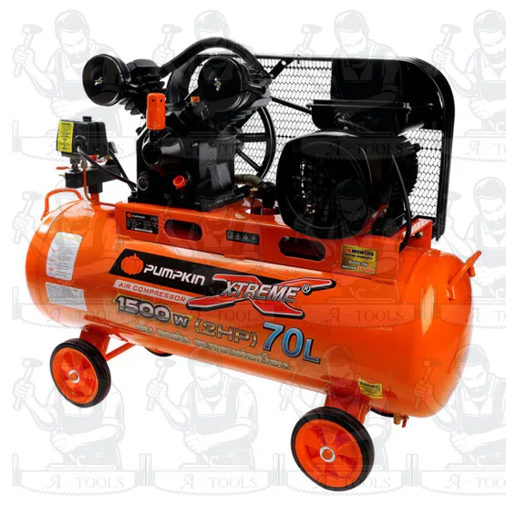 PUMPKIN ปั๊มลม สายพาน 70ลิตร พัมคิน รุ่น PTT-M2HP70 / 31552 มอเตอร์ 2แรงม้า 1500วัตต์ รับประกัน18เดือน *ส่งเร็ว ของแท้* 5