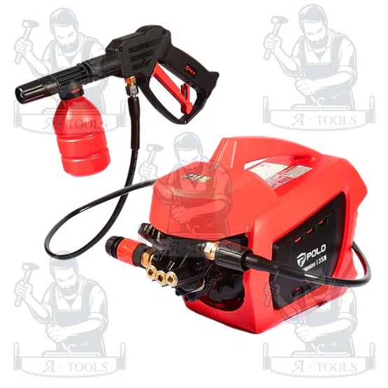 POLO เครื่องฉีดน้ำแรงดันสูง รุ่น COMMANDO 135N แรงดัน135บาร์ 1500วัตต์ มีระบบ Auto Stop 4