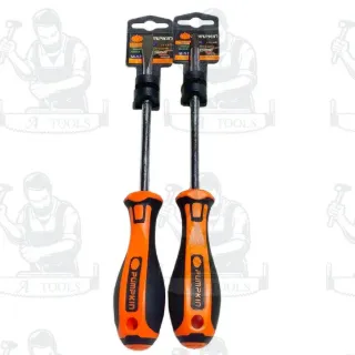 PUMPKIN รุ่น XTREME 17144 ไขควงแฉกและ XTREME 17145 ไขควงแบนด้ามยาง ขนาด 6x200มม ปลายไขควงชุบดำ ยืดอายุการใช้งานให้ยาวนาน 4