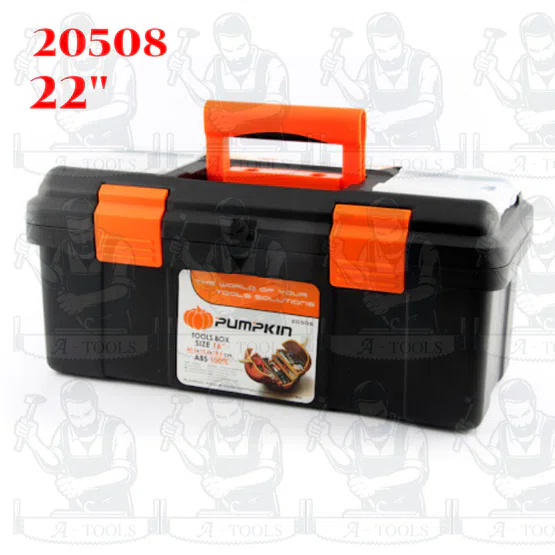 PUMPKIN กล่องเครื่องมือ ส้ม/ดำ - 20506 ขนาด 16นิ้ว - 20507 ขนาด 19นิ้ว - 20508 ขนาด 22นิ้ว ของแท้ 4