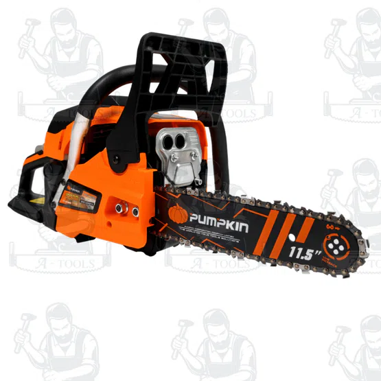 PUMPKIN เลื่อยยนต์ รุ่น P-S5800/ 44330 บาร์ 11.5 นิ้ว 58 ซีซี  เครื่องยนต์ 2 จังหวะ สตาร์ทง่าย ตัดได้ 360 องศา ของแท้ 4