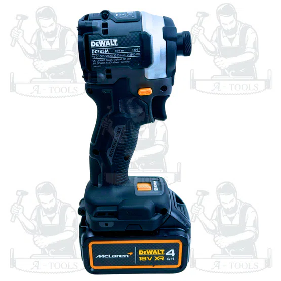 + + DEWALT ชุดไขควงกระแทก ไร้สาย 20V รุ่น DCF85MM1T-QW (พร้อมแบตเตอรี่+แท่นชาร์จ) DCF85 5