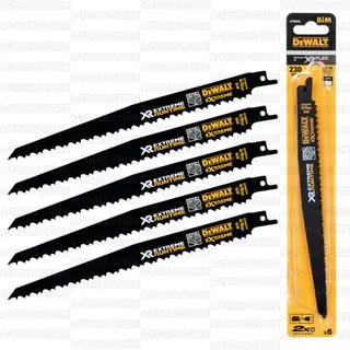 DEWALT ใบเลื่อยชักตัดไม้ รุ่น DT99555-QZ ขนาด 203 มม. 6 ฟัน (5 ใบ/แพ็ค) ทนต่อความร้อนสะสม ของแท้ 2