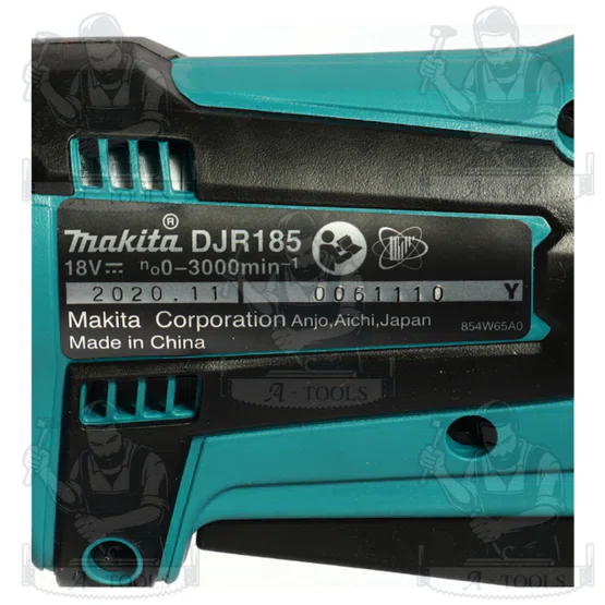 MAKITA รุ่น DJR185Z เลื่อยชักไร้สาย 18V ความยาวช่วงชัก 1/2 นิ้ว (ตัวเปล่า) สินค้า พร้อมส่ง 5