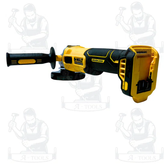 DEWALT เครื่องเจียรไร้สาย 4 นิ้ว 20V รุ่น DCG407P2T-B1 ( แบต 5 Ah x 2 ก้อน+แท่นชาร์จ) สวิทซ์แบบสไลด์ รับประกัน 3ปีของแท้ 3