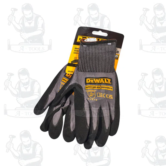 DEWALT ถุงมือทำงานแบบยึดจับทนทานสูง รุ่น DPG72M ไซส์ M / DPG72L ไซส์ L ผ้าไนลอน ระบายอากาศ ต้านทานน้ำมันและน้ำ พร้อมส่ง 2