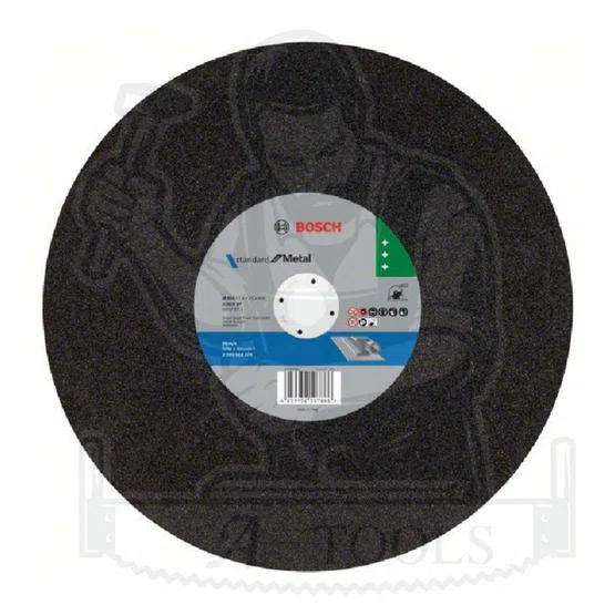 BOSCH ใบตัดเหล็ก 14นิ้ว 2.8มิล บ๊อซ รุ่น 2608619378 ใบตัด14" (Fast Cut) 3