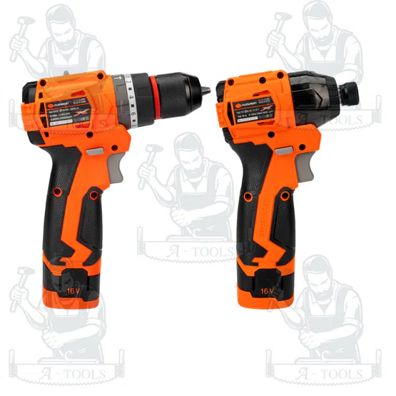 + + PUMPKIN พัมคิน ชุดสว่านกระแทกไร้สายและไขควงกระแทกไร้สาย 16V รุ่น XT-16IMDID-202CK/ 50438 3