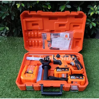 PUMPKIN สว่านโรตารี่ ไร้สาย พัมคิน รุ่น INF-26RHBL / 50258 (แบต20V 4Ah 2ก้อน+แท่นชาร์จ) ,50317 (ตัวเปล่า) 6