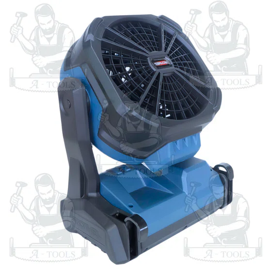 + + ROWEL พัดลมไร้สาย 11" 20V รุ่น RW-DFA600-B (ตัวเปล่า) ปรับได้ 3ระดับ แถมตัวแปลงแบตเตอรี่ 4
