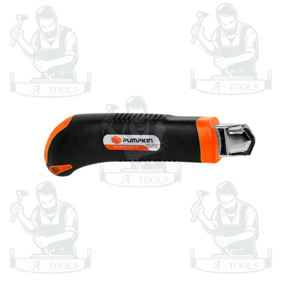 PUMPKIN มีดคัตเตอร์ Super Grip 3 ใบในด้าม 12114/BA-202 ด้ามคัตเตอร์ ผลิตจากพลาสติก ABS 100% ขอบด้ามจับเป็นยาง พร้อมส่ง 3