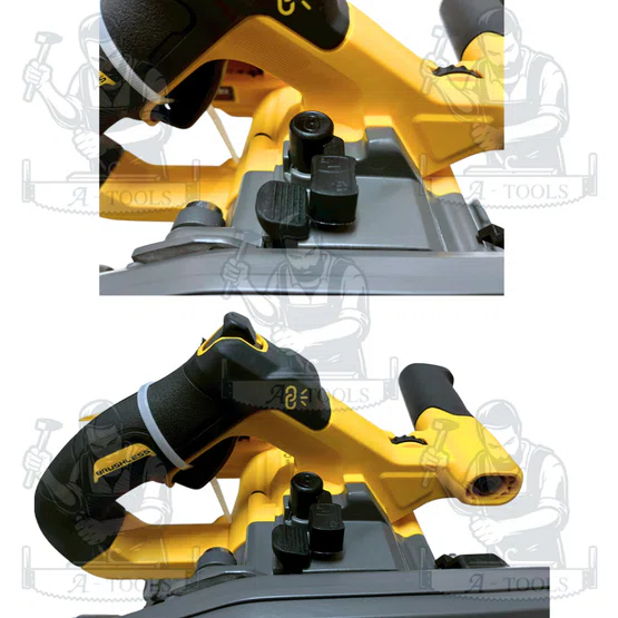 DEWALT DCS520NT-XJ เลื่อยวงเดือนรางไร้สาย 54V (60V Max) เฉพาะตัวเครื่อง พร้อมกล่องTSTAK 6