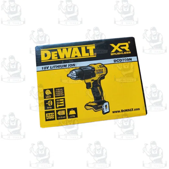 + + DEWALT สว่านกระแทก ไร้สาย 20V Max รุ่น DCD709N-KR (เครื่องเปล่า) DCD709 6