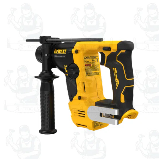 Dewalt รุ่น DCH072N-KR สว่านโรตารี่ไร้สายไร้แปรงถ่าน 12V เฉพาะตัวเครื่อง สามารถเจาะคอนกรีต อิฐ ปูน เสา คาน โครงสร้างได้ 2