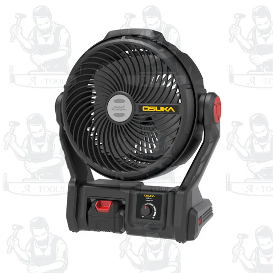 OSUKA พัดลมไร้สาย เซ็ทพร้อมใช้งาน B รุ่น OCF762 (แบต 20V 4.0Ah +สายชาร์จ) มอเตอร์ไร้แปรงถ่าน สินค้า 4