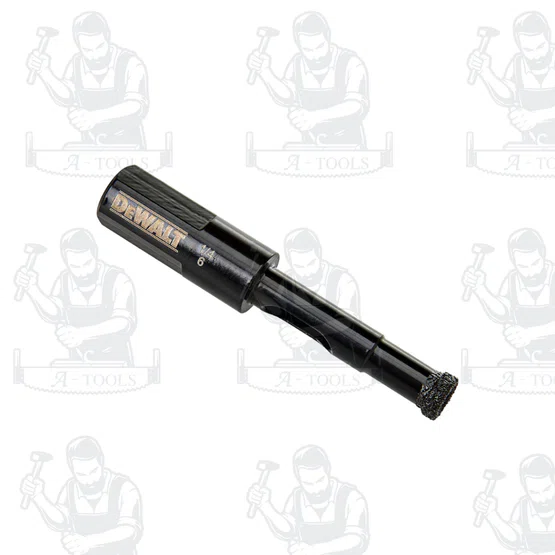 DEWALT ดอกสว่านเจาะกระเบื้อง Diamond Tip 1/4นิ้ว รุ่น DW5572 เกลียวออกแบบมาให้ช่วยระบายความร้อนด้วยน้ำ พร้อมส่ง 3