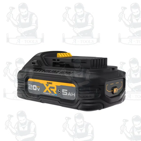 DEWALT รุ่น DCBP520G-B1 แบตเตอรี่ Powerstack 20V Max 5AH รุ่นทนน้ำมัน ใช้ได้กับเครื่องมือไร้สาย 18V(20V Max) ทุกชนิด 6