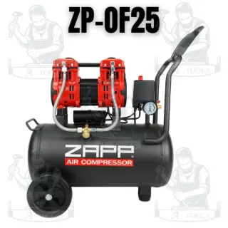 ZAPP BY PUMA ปั๊มลม ออยฟรี 25 ลิตร รุ่น ZP-OF25 1260W แรงดันลม 7BAR NEW2025 แถมฟรี หัวคอปเปอร์ 4